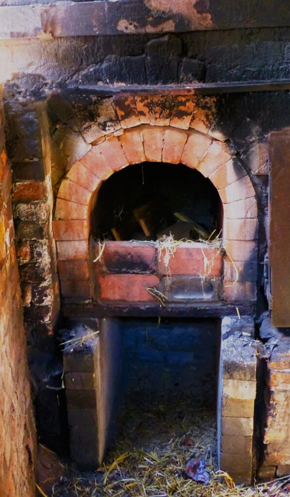 bricks in a kiln