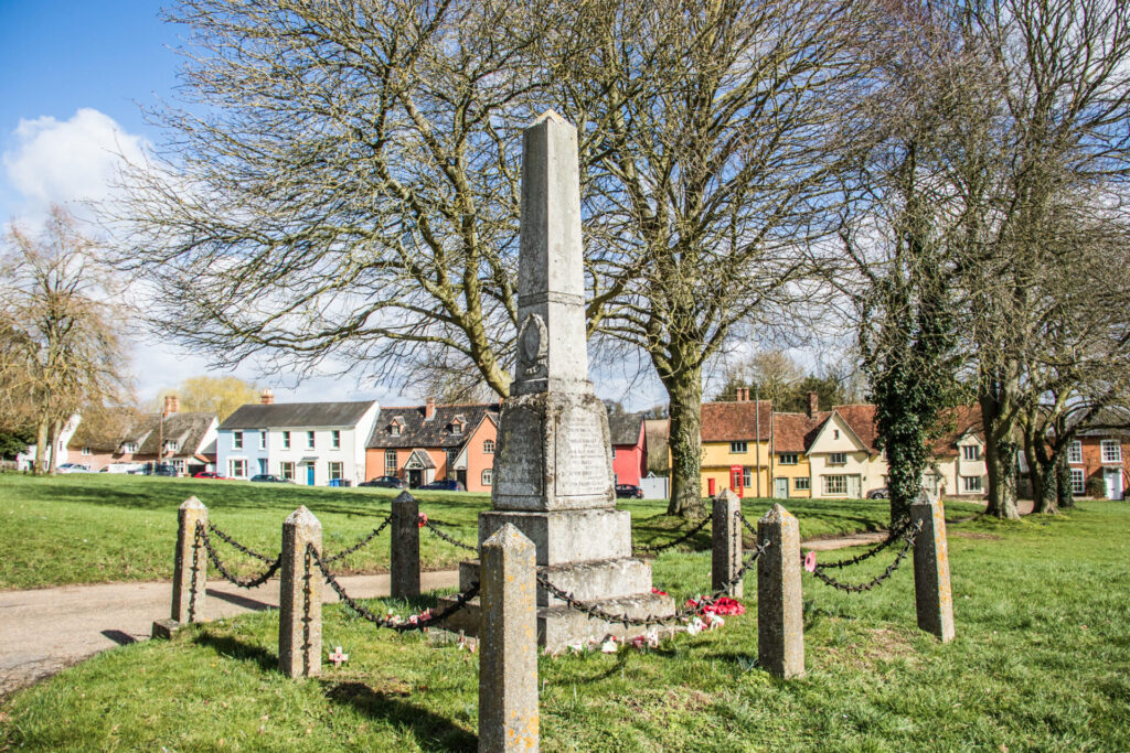 Memorial at village green