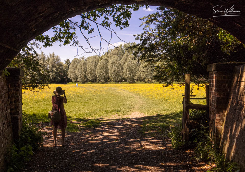 Photographer at Sudbury water meadows